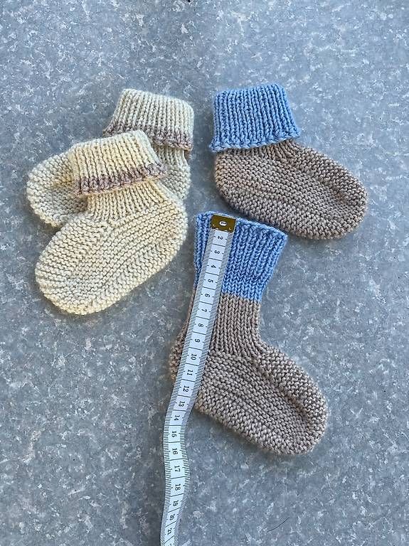 Socken für Kinder: Gr.68 Handgestrickte Babys Socken, Stricksocken (10,5 cm) – Neu (gemäss Beschreibung) aus Kaltbrunn von mar_7jpc 3