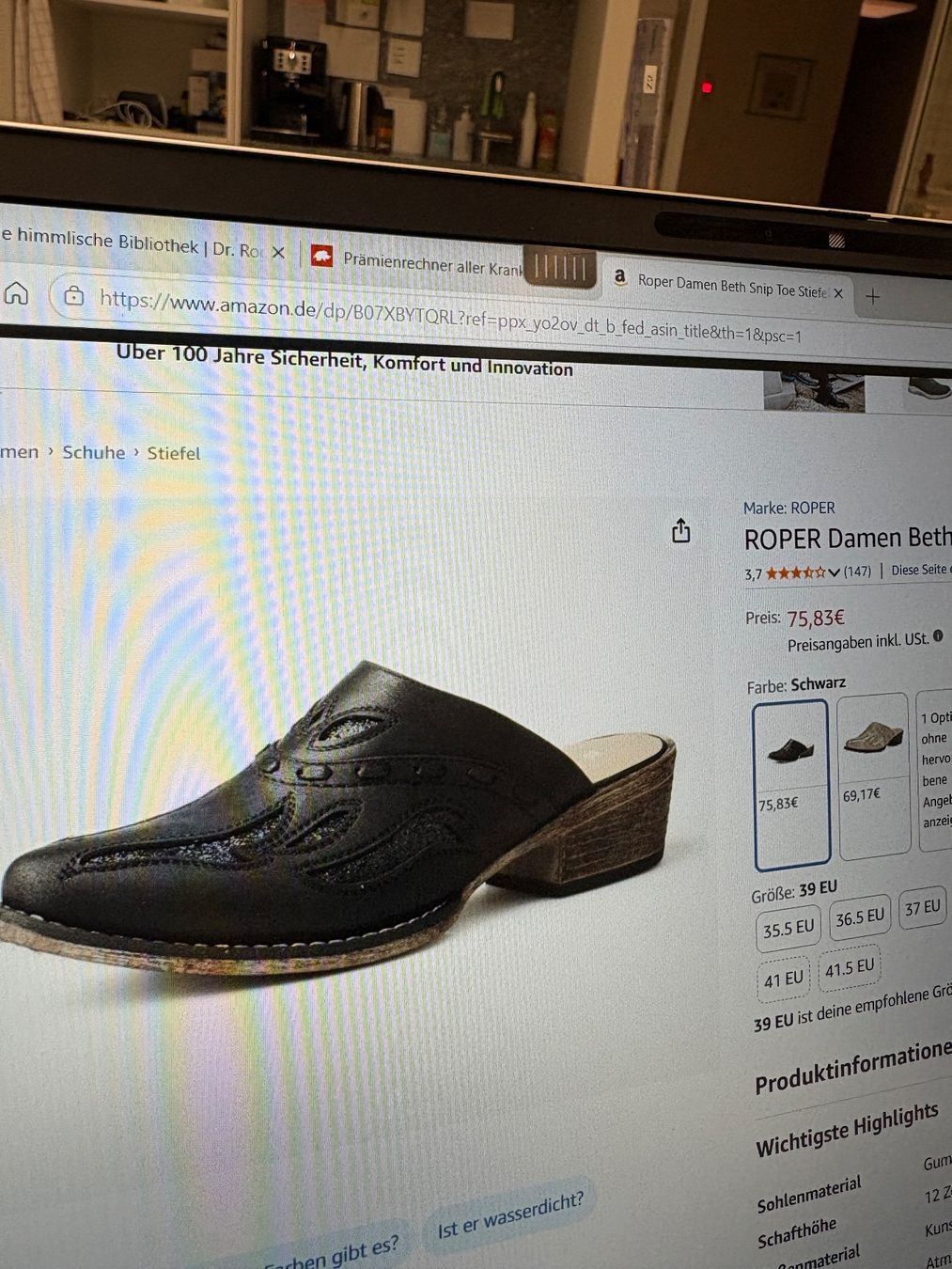 Scarpe da donna: Mules v. Rooper Gr. 37,5   NEW – Nuovo e nell'imballaggio originale da Schänis venduto da mathea77 2