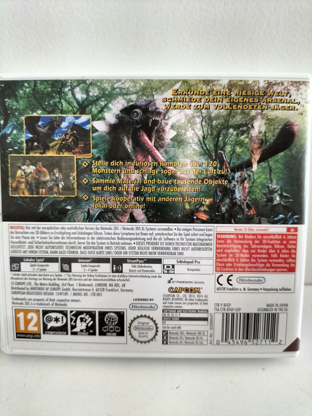 Spiele: Monster Hunter 4 Ultimate  (3DS) – Gebraucht aus Nürensdorf von  1