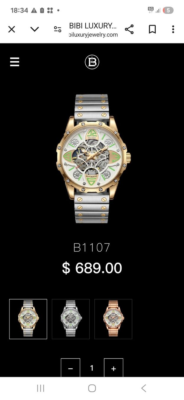 Orologi: montre bibi luxury b1107 – Nuovo e nell'imballaggio originale da Genève venduto da ell_bjc9 1