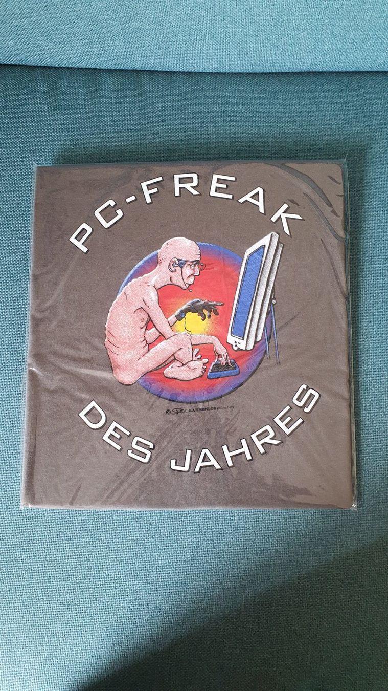 T-shirt: Herren T-Shirt "PC-Freak..." Gr. M – Nuovo e nell'imballaggio originale da Menziken venduto da Feuerstein5737