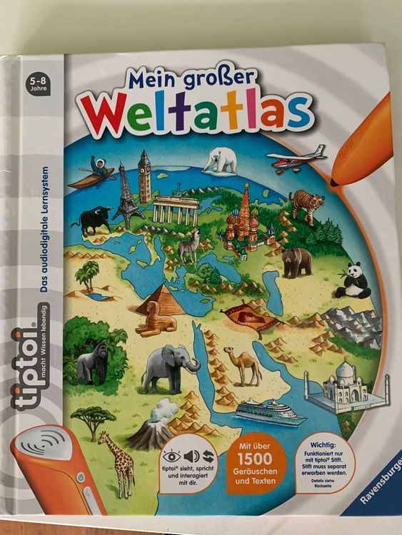 Ravensburger Tiptoi - Gioco Mein Wetter (00118) Per Bambini 3+ Anni, Scopri Pioggia, Sole E Vento
