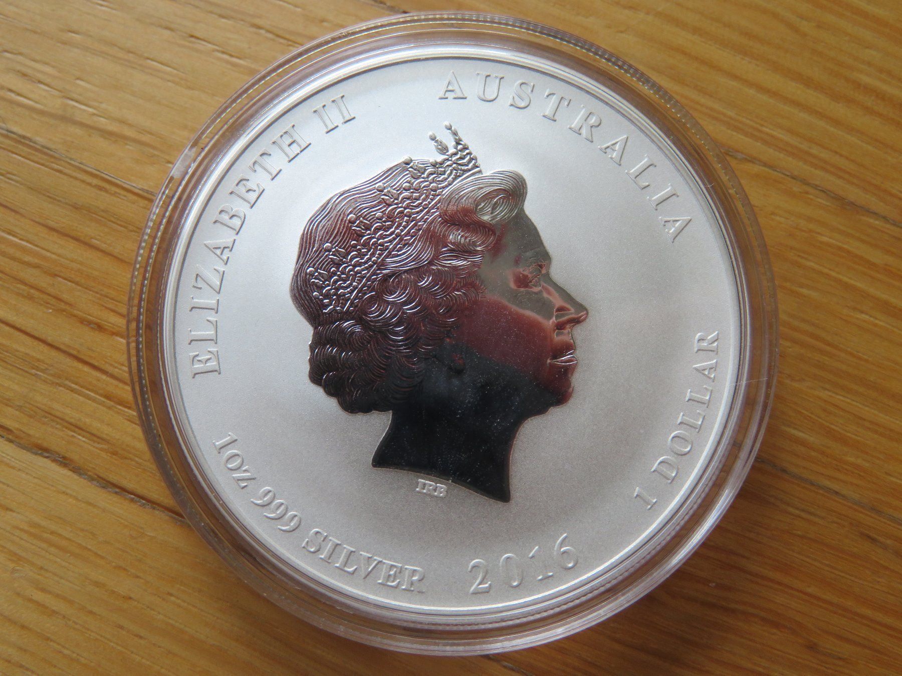 Tutti le monete: Lunar II Münze Affe 2016 / 1OZ Silber Farbe – Nuovo (secondo la descrizione) da Wetzikon ZH venduto da Nicki6 1