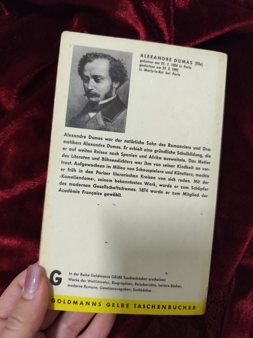 Bücher: Rare Alexandre Dumas "Die Kameliendame" Pocket Book! – Gebraucht aus Mägenwil von VintageGirly 1