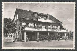 Carte P ( Corcelles pr.Payerne / Café de la Gare )
