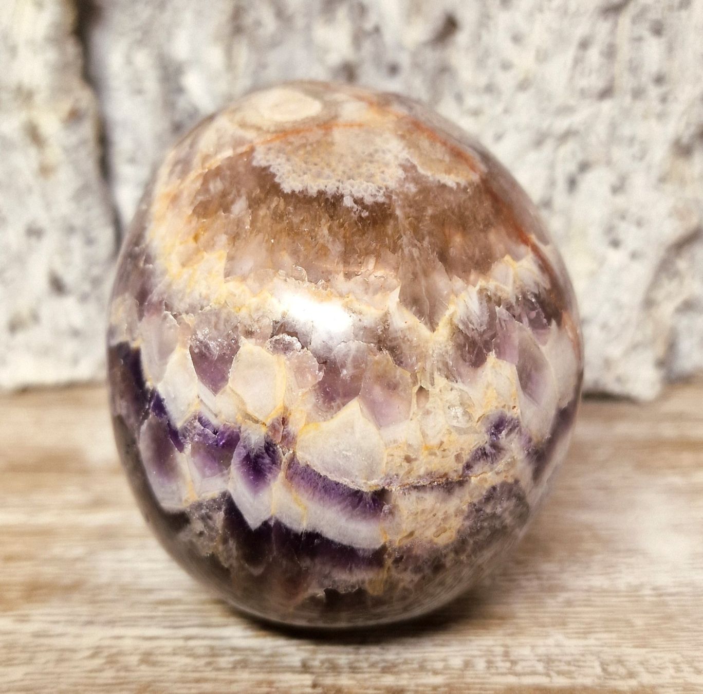 Minerali & Pietre curative: Chevron Amethyst Schädel 585g – Nuovo (secondo la descrizione) da Matzingen venduto da Shay_Crystalz 2