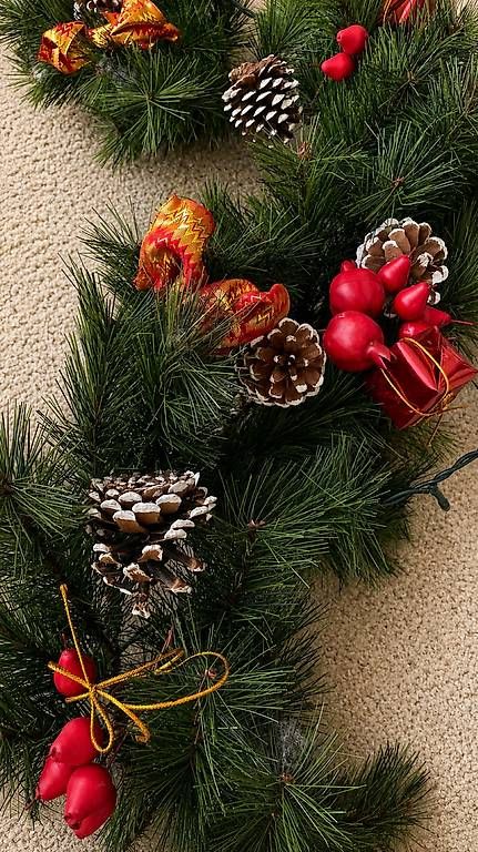 Ghirlande e barre luminose: Guirlande de Noël LED 3 m pour cheminée ou table – Usato da Jussy venduto da Retrove 2