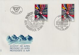 1992 Brief A-CH FDC
