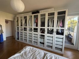 IKEA TYSSEDAL PAX Schranktür mit Glas