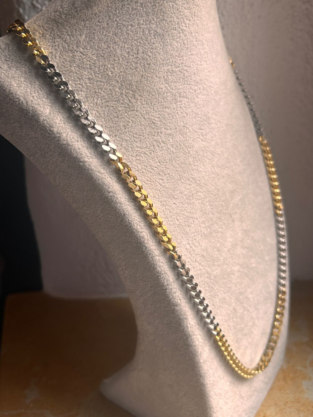 Catenine: Vintage Panzerkette gold/silber – Usato da Basel venduto da bellespirit 6
