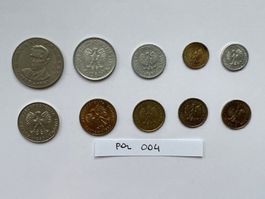 10 Münzen aus Polen 1961-2012