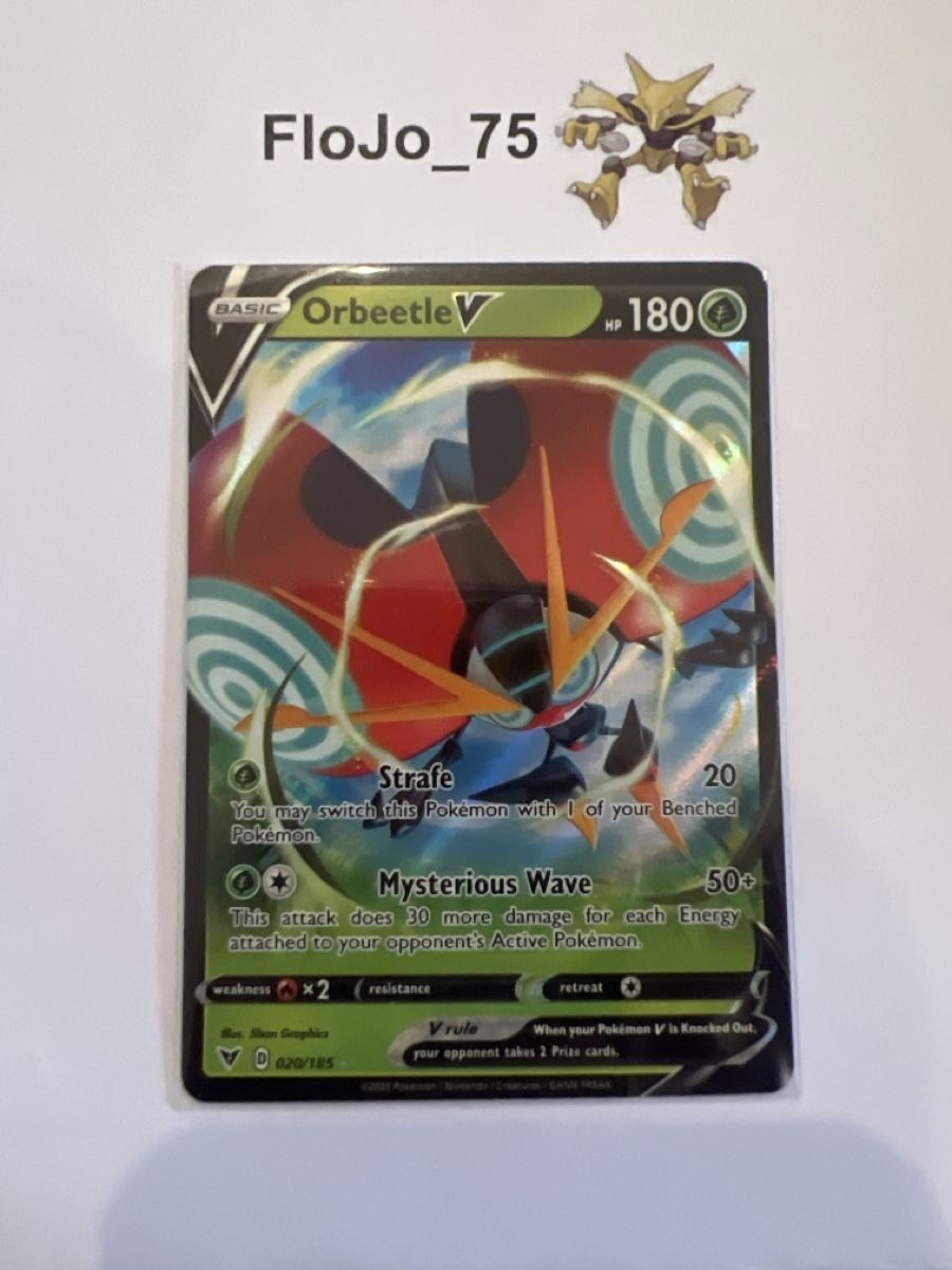 Pokémon Carte collezionabili: Orbeetle V 20/185 – Usato da St-Blaise venduto da FloJo_75