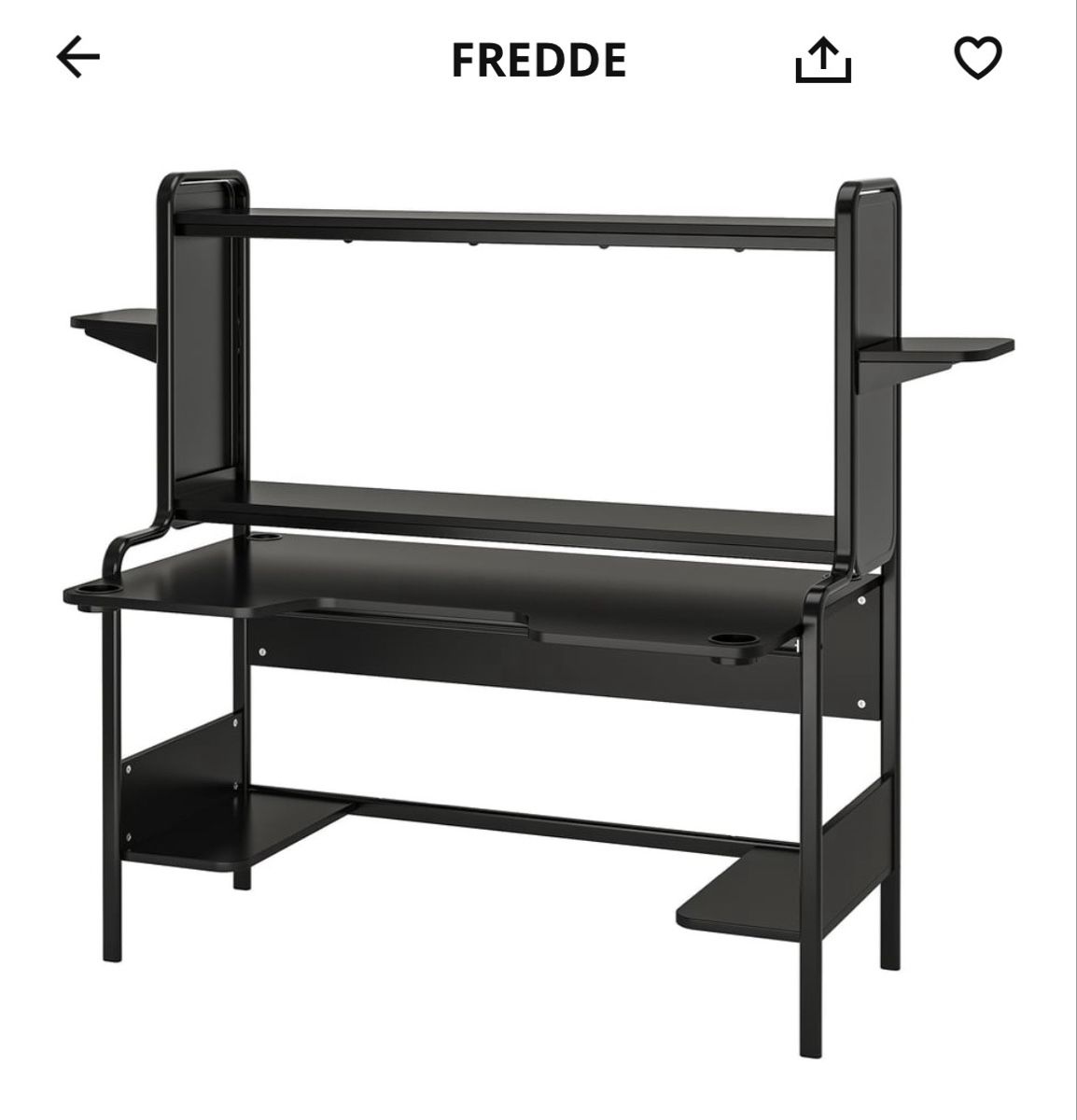 Ikea Scrivanie: Fredde Ikea Gamingtisch – Usato da Pratteln venduto da Winpet 2