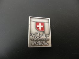 Altes Abzeichen Eidg. Jodlerfest St. Gallen 1984