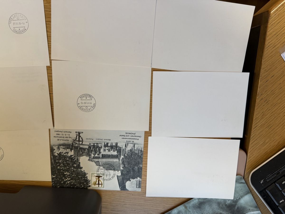 Tutti i francobolli: 27 Karten Tag der Briefmarke  – Nuovo (secondo la descrizione) da Murgenthal venduto da Tina_4055 5