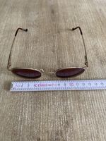 Esprit Sonnenbrille Gold Braun Vintage Style mit Case