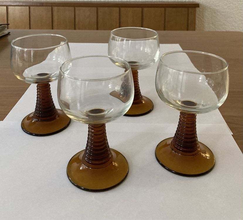 4 alte rare Römer Weingläser (Gebraucht) in Schüpfheim für CHF 23 – mit ...