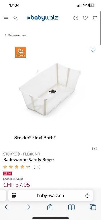 Vasche da bagno: STOKKE Flexi Bath Badewanne – Usato da Schindellegi venduto da Erna_B. 3