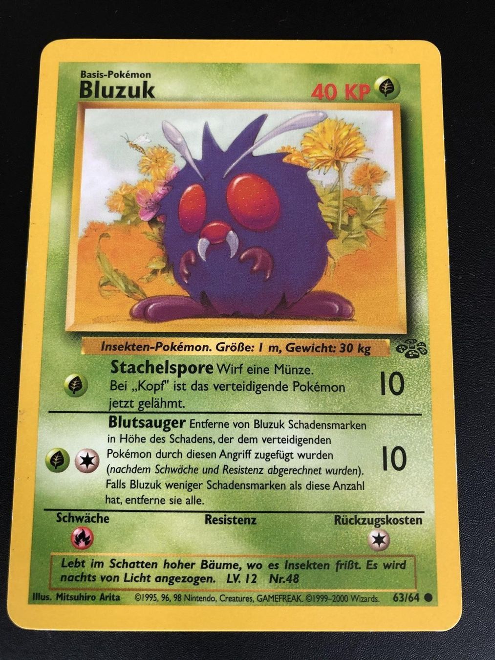 Pokémon Sammelbilder & Trading cards: Bluzuk Dschungel Set 63/64 – Gebraucht aus Windisch von sevenless91