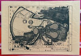 Bernhard Luginbühl „Plan für Zyklop“ Press-Art 1973