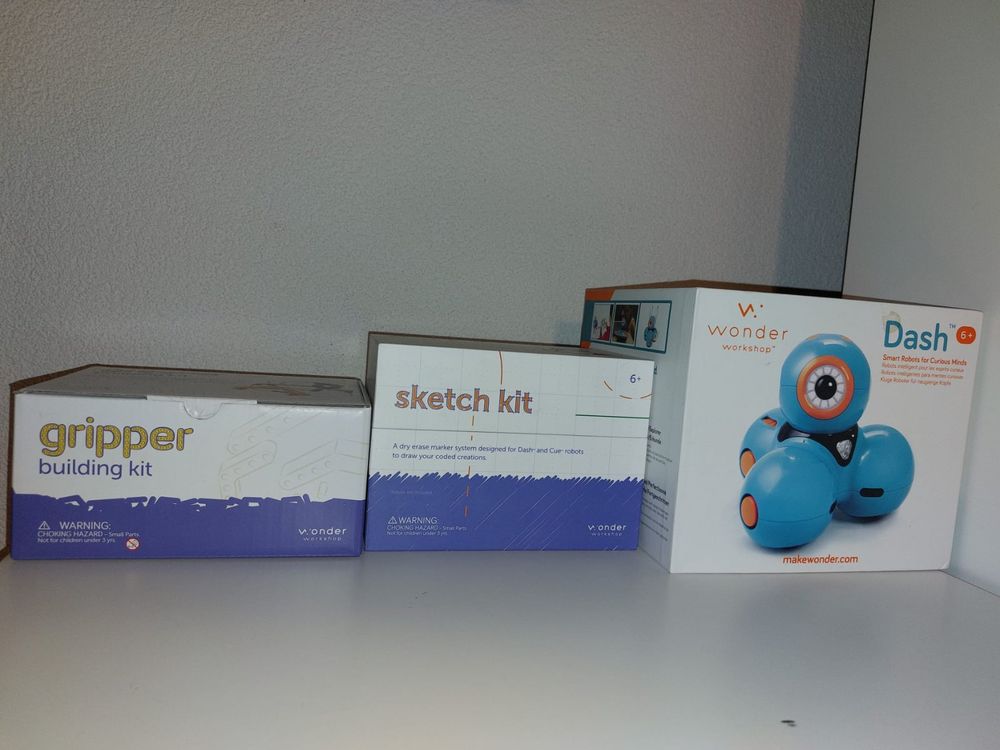 Dash Roboter Set mit gripper und sketch kit!! Kaufen auf Ricardo