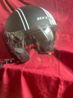 Rollerhelm IOTA M schwarz  mit Visier Sehr guter Zustand