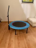 Fitness Trampolin mit Haltegriff  gebraucht
