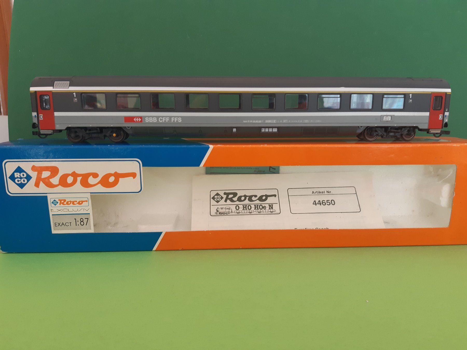 Roco Modelleisenbahnen: Roco 1. Klasse EC-Grossraumwagen der SBB – Gebraucht aus Bassersdorf von darki77