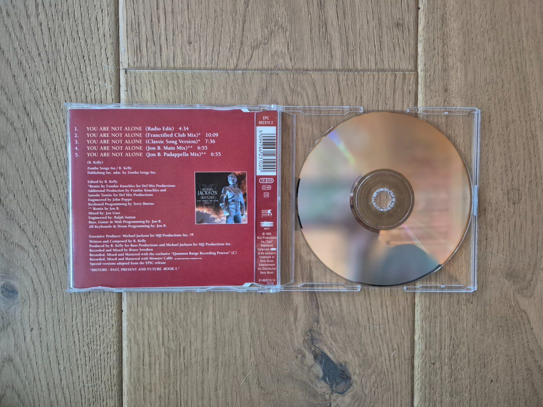 CD: Michael Jackson - You Are Not Alone CD Single – Usato da Savièse venduto da coeur88 1