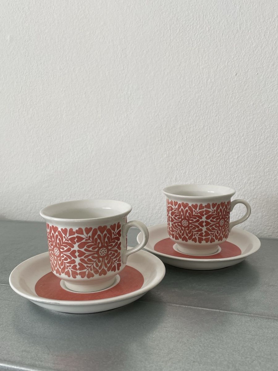 Arabia Tasses: Arabia Tytti vintage coffeetasse set – D'occasion à Basel par Amechan. 1