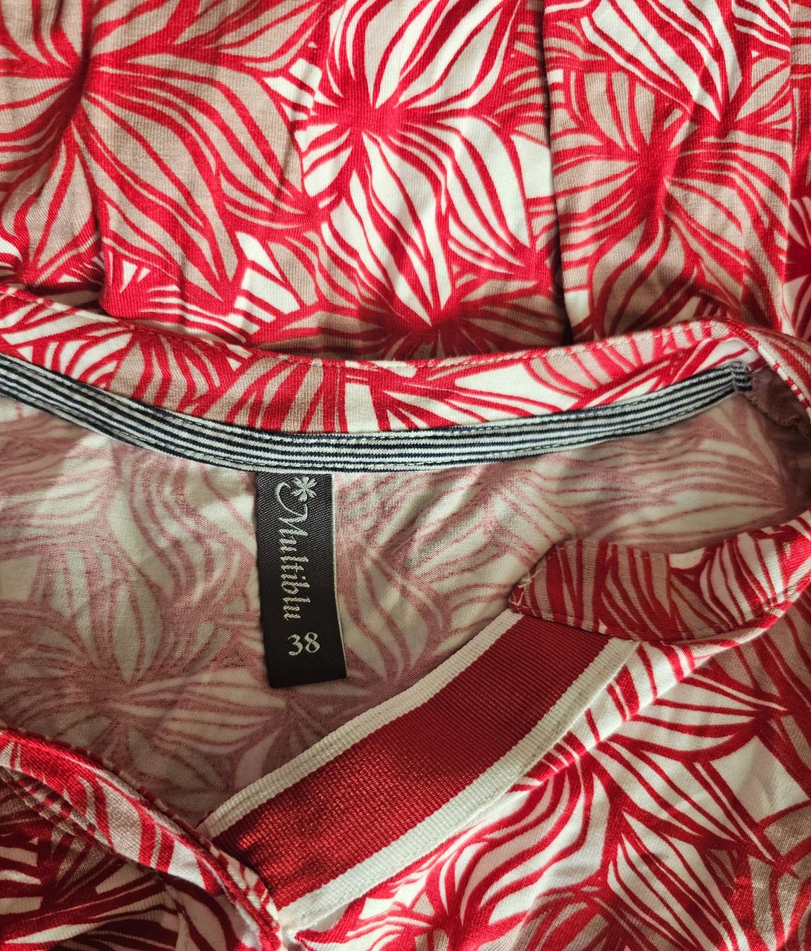 Blusen: Bluse Shirt von Multiblu gemustert Gr. 38 – Gebraucht aus Füllinsdorf von Sunnebliemli7 3