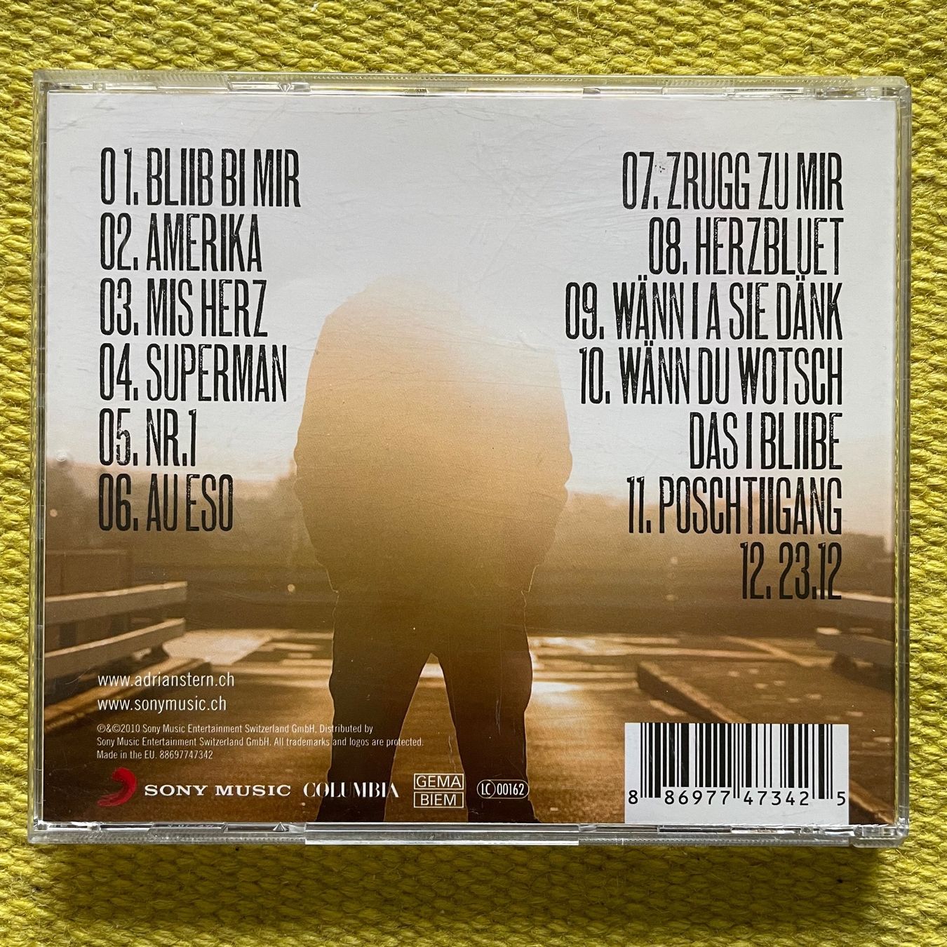 CD: ADRIAN STERN-HERZ – Usato da Rorschacherberg venduto da CD-Roli 1