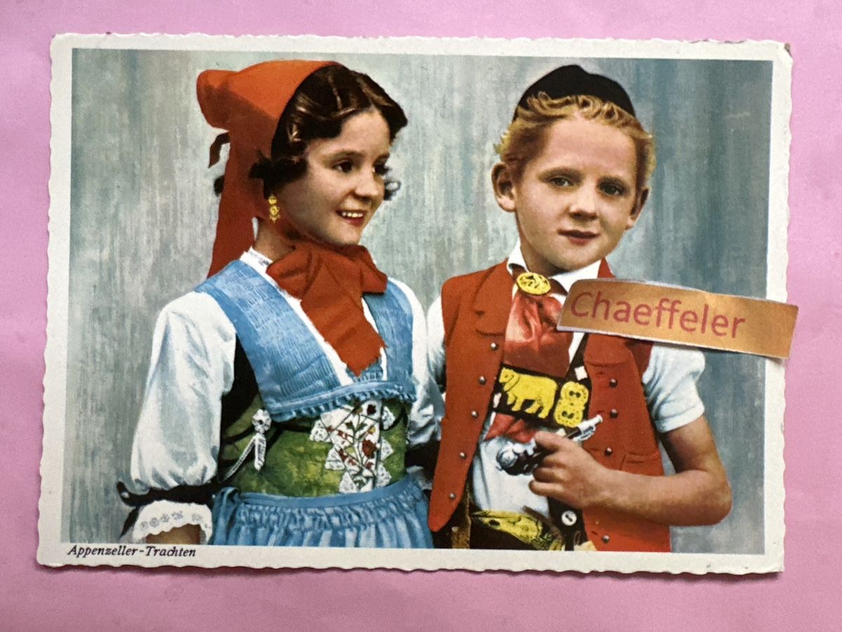 Cartoline postali: 1960 Appenzeller Trachten  – Usato da Zürich venduto da Chaeffeler