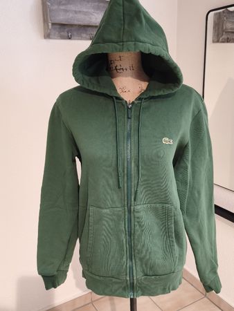 Lacoste Sweaterjacke dunkelgrün Grösse M
