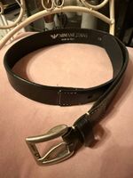 Gürtel Armani Jeans Leder schwarz Grösse 70 gebraucht