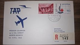 Swissair Geneve - Munich 01.04.1963