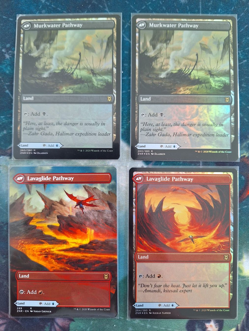 Magic The Gathering Carte collezionabili: 4 Pathway Lands EN , 3x Foil! – Usato da Aarau venduto da bag_t65l 5