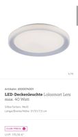 LED Deckenleuchte Lolasmart Leni Silber/Weiss 51cm Smarthome