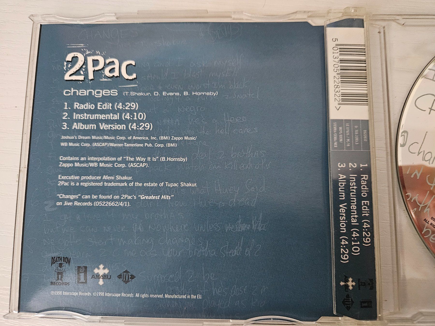 CD: 2Pac Changes – Usato da Liestal venduto da tower01 1