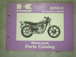 Ersatzteil -Katalog Kawasaki Z 250-C / C3  1981