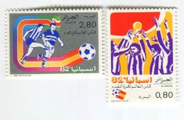 Briefmarken "Fussball". Algerien.