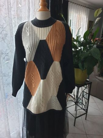Pull 50% laine, taille 42