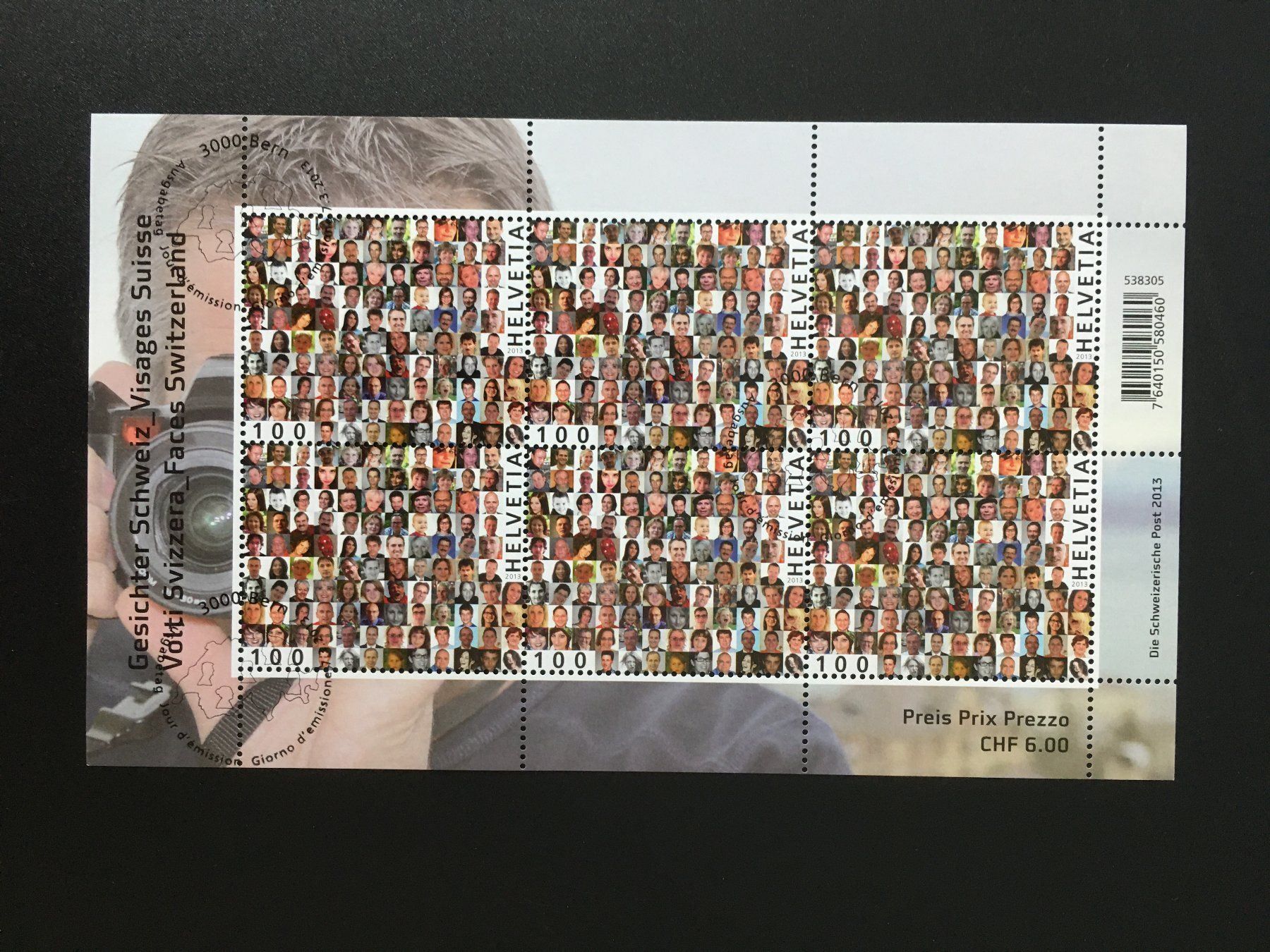 Tutti i francobolli: 2013 ** Kleinbogen ZN 1451 Gesichter Schweiz  postfrisch – Nuovo (secondo la descrizione) da Niederrohrdorf venduto da leni29