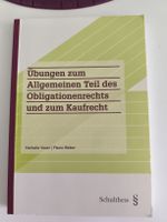 Fachbuch Übungen Obligationenrecht Schulthess markiert
