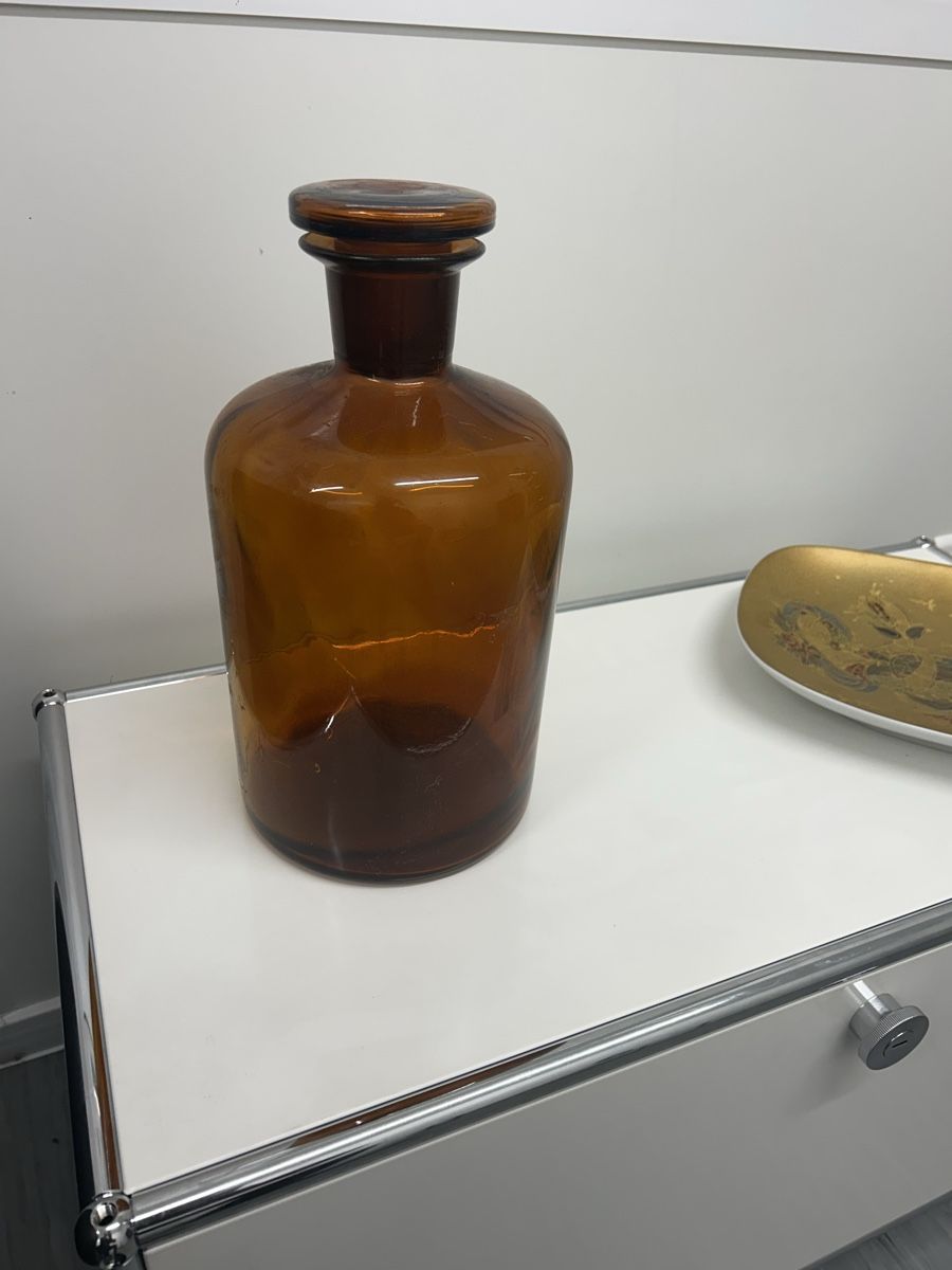 Accessori da laboratorio: Braune Apothekerflasche, riesig, Top! – Usato da Starrkirch-Wil venduto da charlywatson 2