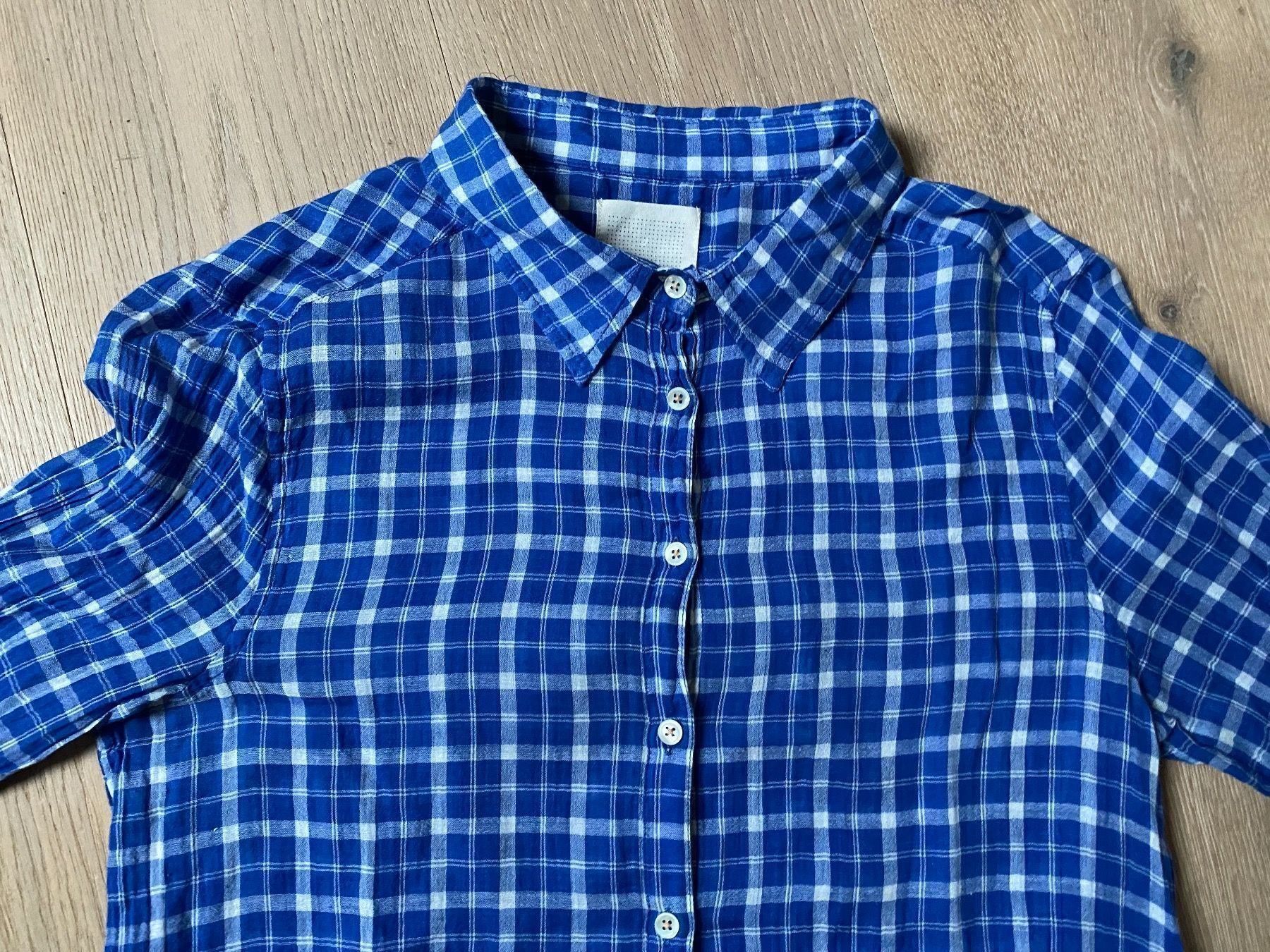 Blusen: Coole blau karierte InWear Bluse Grösse 36 – Gebraucht aus Winkel von Flyhy2020 1