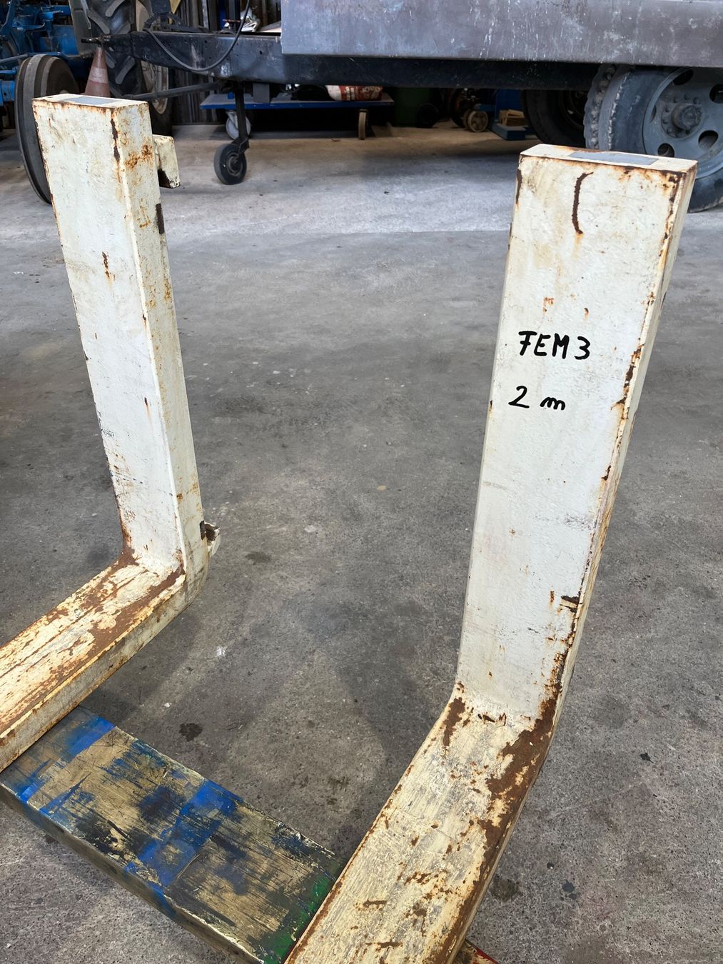 Carrelli elevatori e a forche: Fourche à palettes  2m FEM3 – Usato da Bioley-Magnoux venduto da Salvo25 1