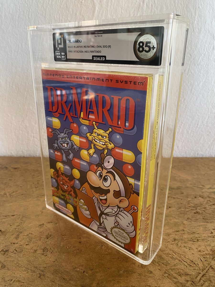 Nintendo Giochi: Nintendo NES Dr. Mario, Pixel Grading 85 + – Nuovo e nell'imballaggio originale da Kerzers venduto da ai1_52j5 2