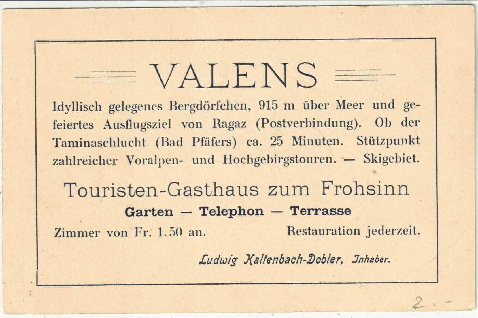 Cartoline postali: Tschennerschlucht bei Valens – Difettoso da Ettingen venduto da Kartenplanet 1