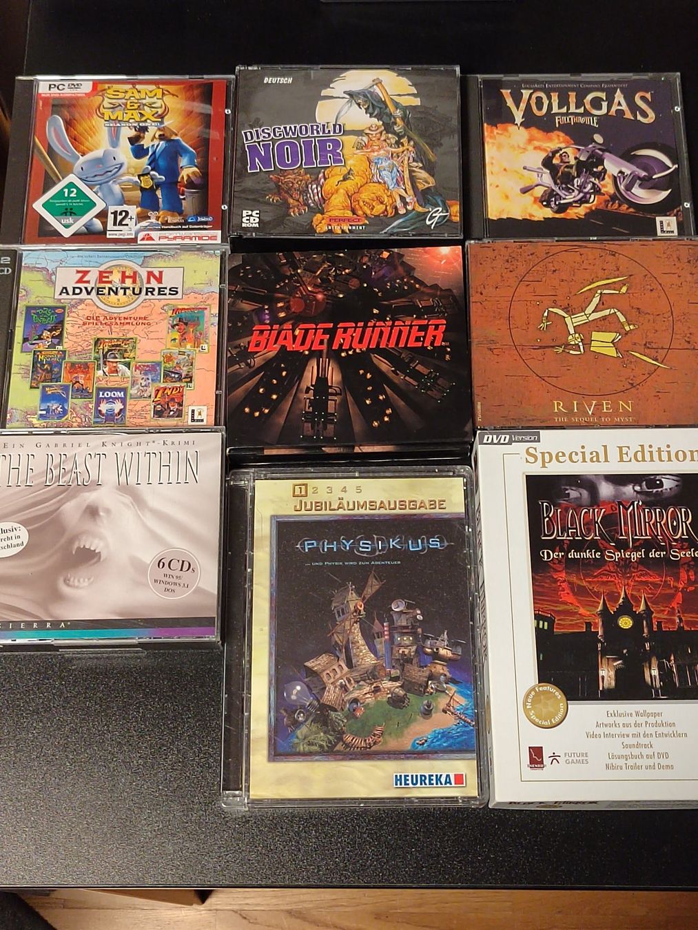 Giochi: PC Abenteuerspiel Pack 15 Sam&Max Blade Runner Discworld... – Usato da Fribourg venduto da noo_75x7